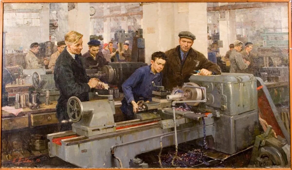 СССР 1950е инженеры. Четыре дня будут рабочих