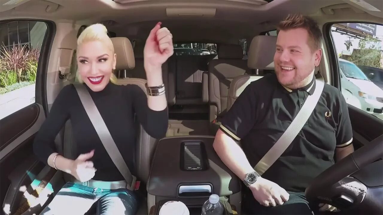 Коротком популярные видео. Гвен Стефани Carpool Karaoke. Стефани Стерлинг. Как снимали Carpool Karaoke.