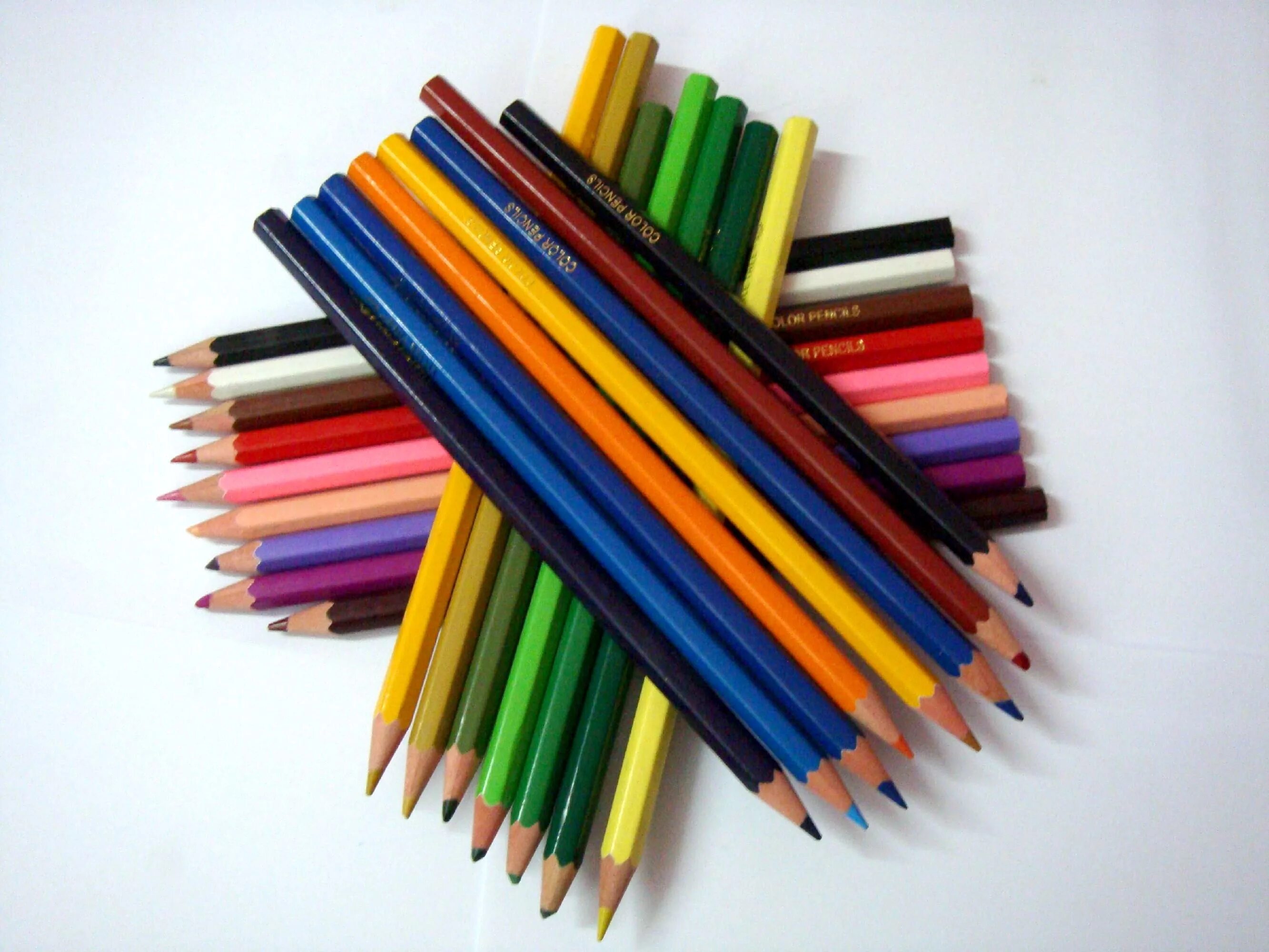 Color Pencil Art. Colorful Arts with Pencils. Pencils Creative. Office Pencil.