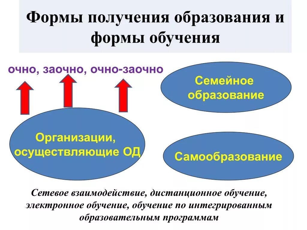 Формы получения образования. Формы получения образования и формы обучения. Какие существуют формы получения образования. Формы получения образования в РФ.