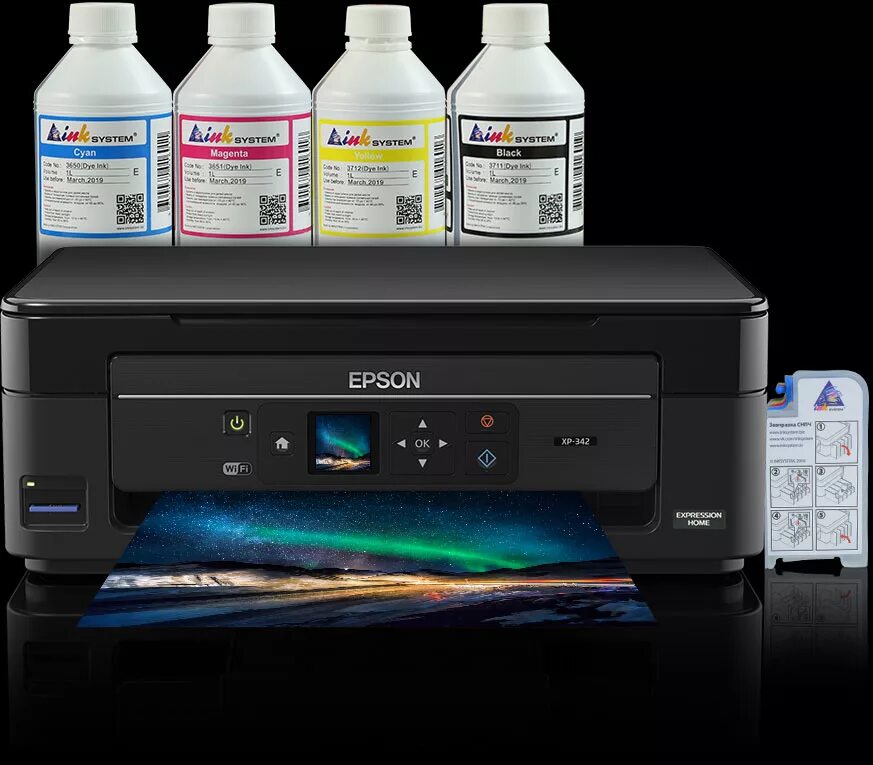 Хр 342. Принтер Эпсон XP 342. СНПЧ для Epson XP-342. Epson XP-352. Принтер Эпсон с СНПЧ МФУ хр 342.