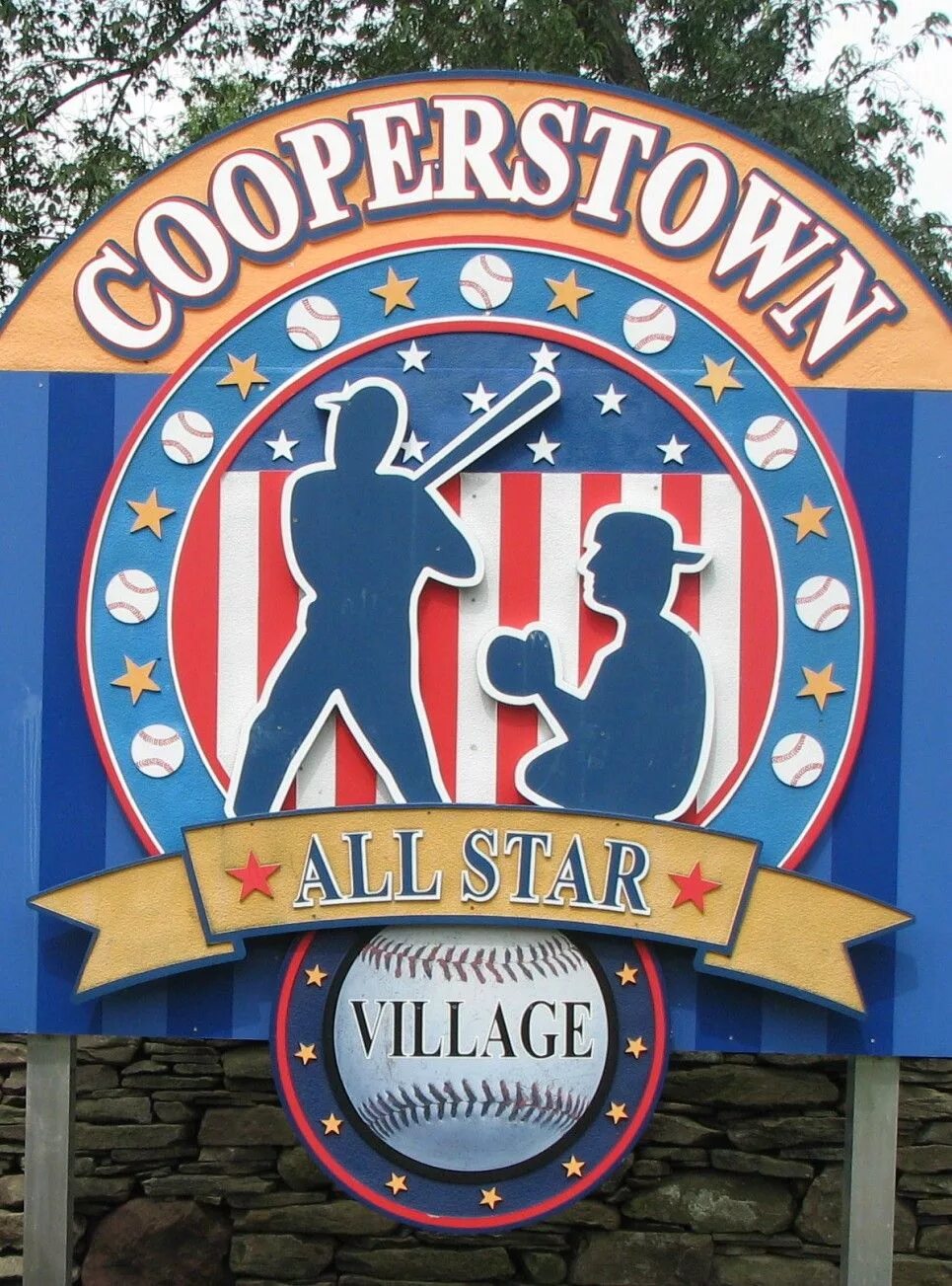 Звезда села. Cooperstown. Штат джерси-Виллидж символ.