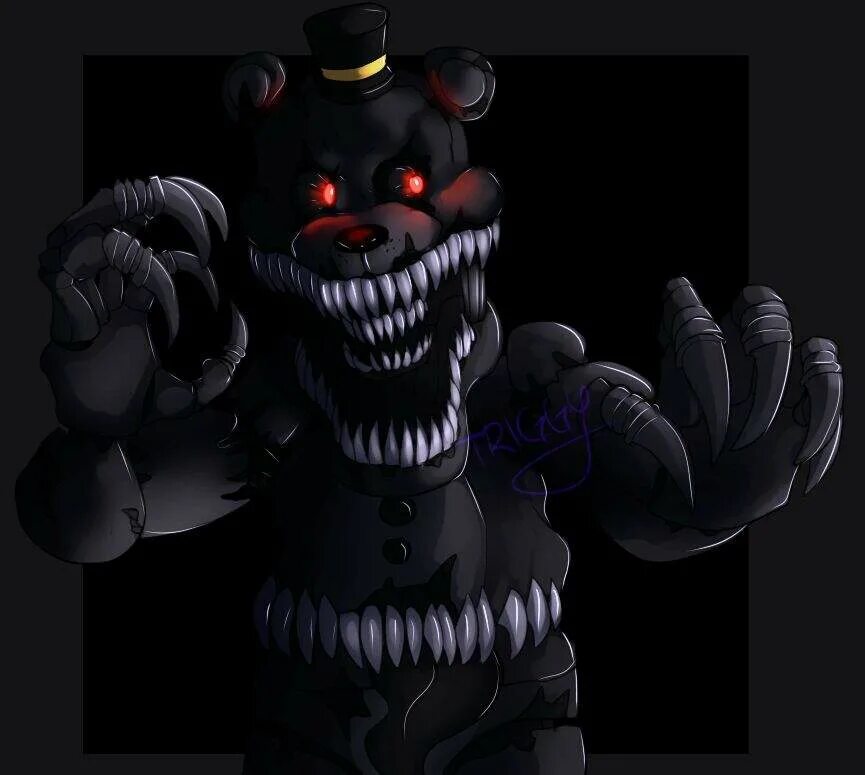 Nightmare freddy. Найтмер Фредди арт.