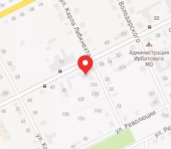 Адреса ирбит