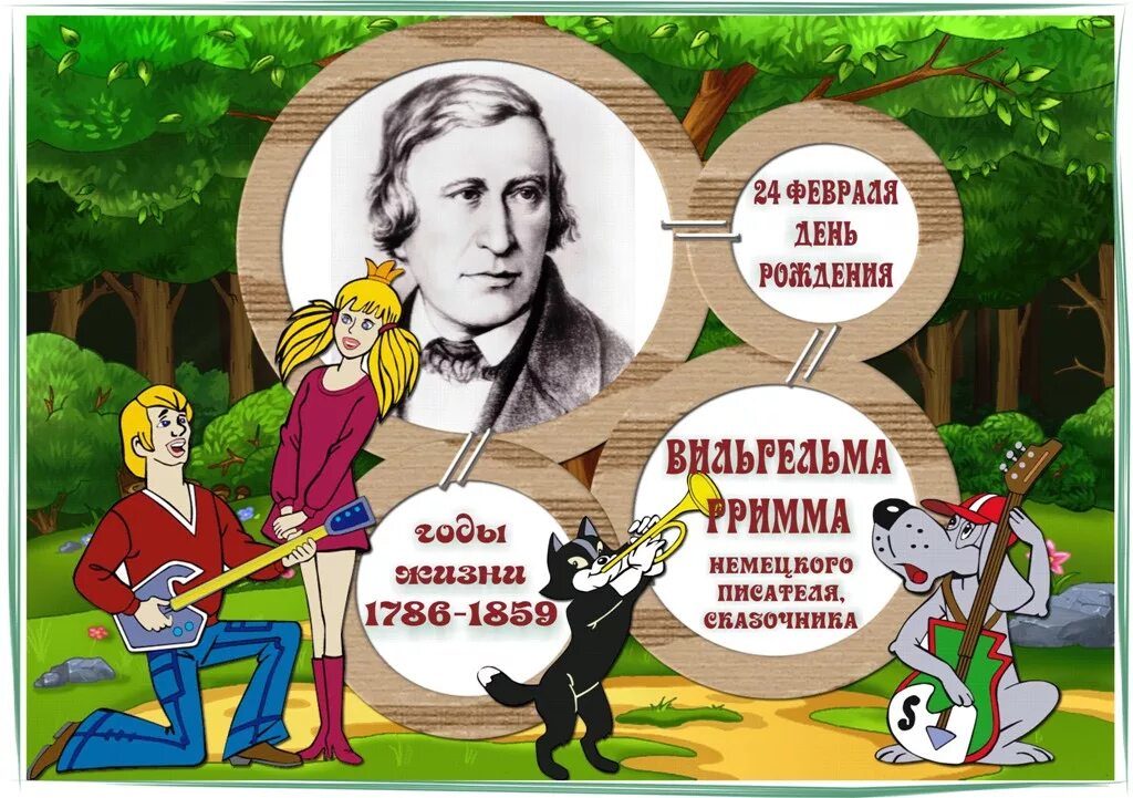 Гримм сказочник. 24 Февраля Вильгельма гримма день рождение. Сказки немецких писателей. Братья Гримм Страна. Книжная выставка по братьям Гримм.