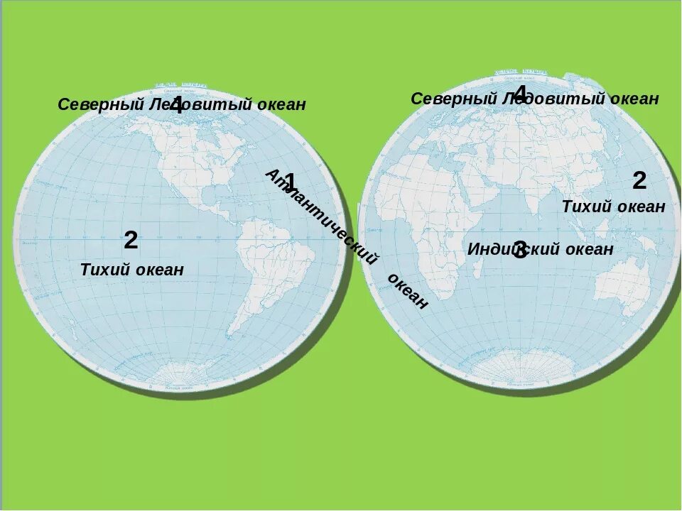Карта океанов полушарий. Название материков и океанов. Карта полушарий с материками. Карта полушарий с материками и Океанами.