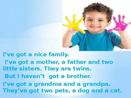 I a nice family