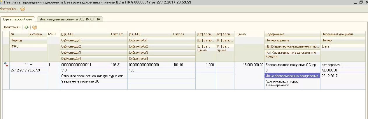 Безвозмездное поступление ос. Безвозмездное поступления в бюджетном учреждении ОС. Поступление ОС безвозмездно. КФО для бюджетной организации. Безвозмездное поступление МЗ В бюджетном учреждении.