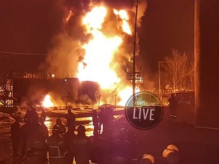 Пожар нефтебазы в пермском крае