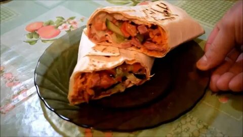 Рецепт домашней шаурмы с копченой курицей
