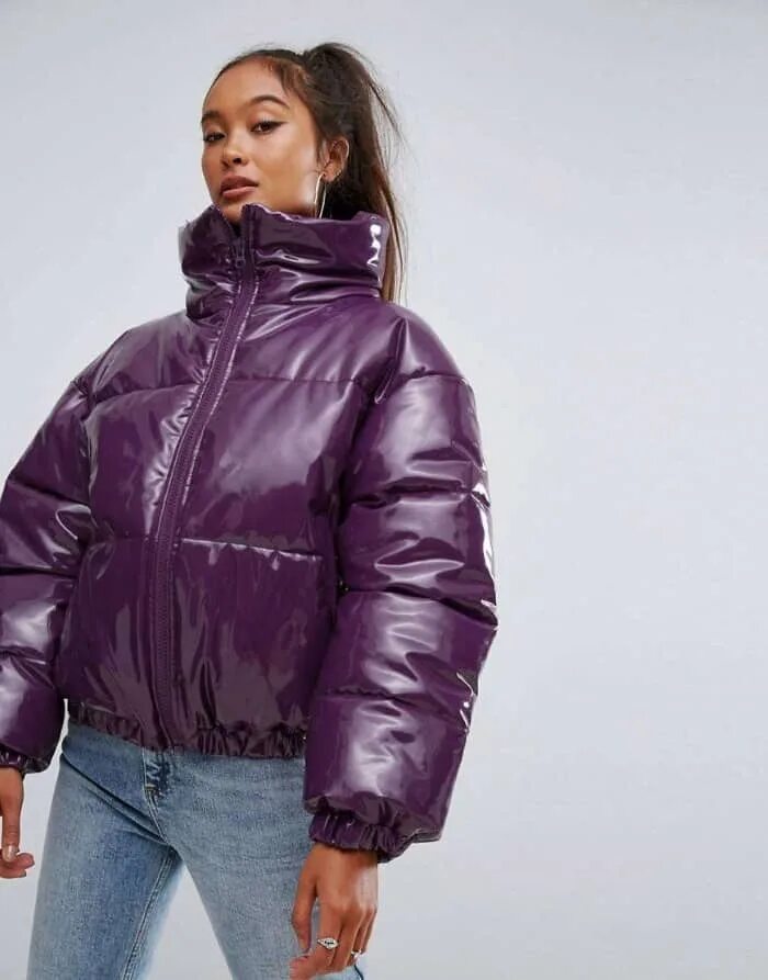 Как называется куртка которая. Куртка puffer jacket фиолетовая. дутая куртка. дутая куртка женская. пуховик женский короткий.