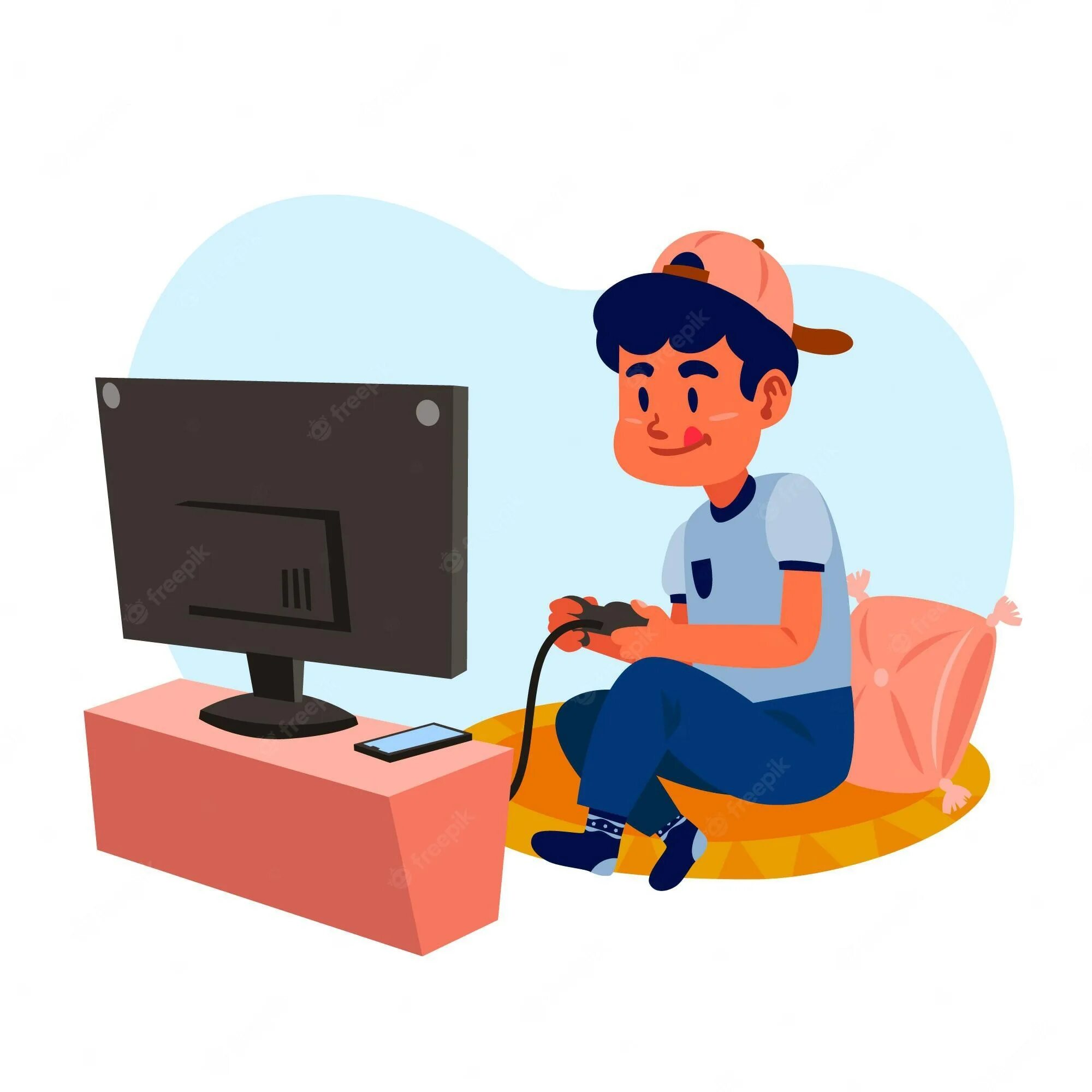 He playing computer games. Игры гиф вектор. Play Video games картинка для детей vector stock. Playing Video games illustration. Don't Play Video games, please! Clipart.