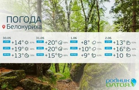 Погода в белокурихе на сентябрь 2024