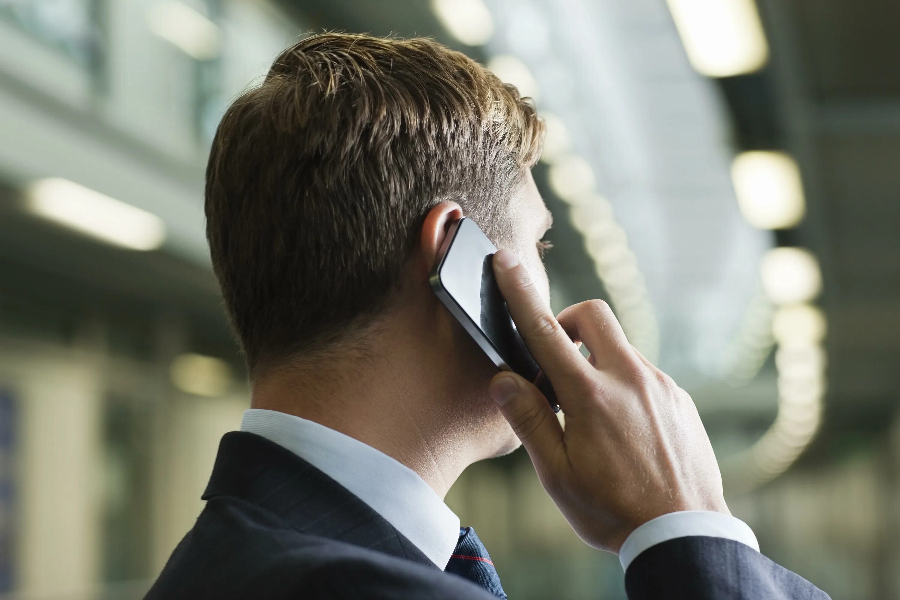 The first call from a mobile phone