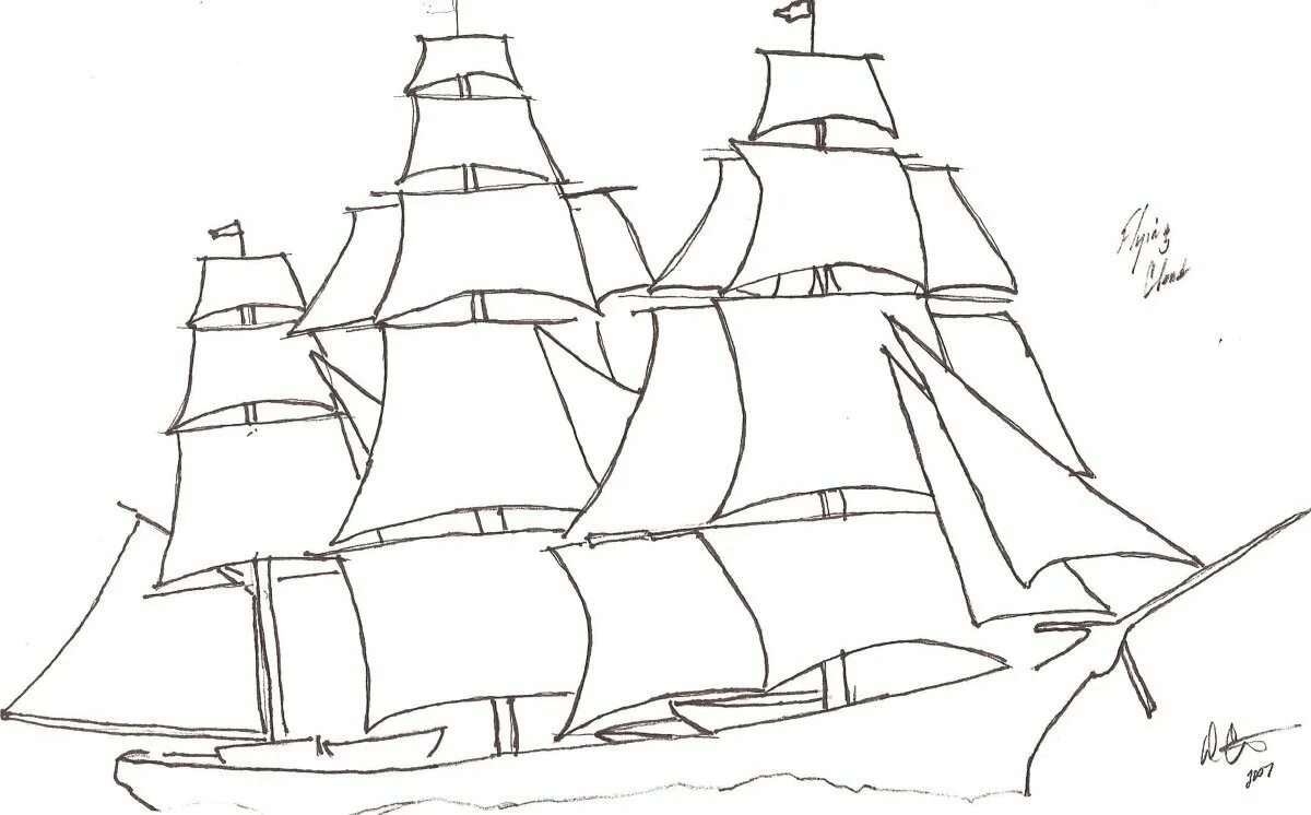 Алые паруса рисунок легко. Парусник рисунок. Корабли. Раскраска. Парусник рисунок карандашом. Рисунки для срисовки корабли.