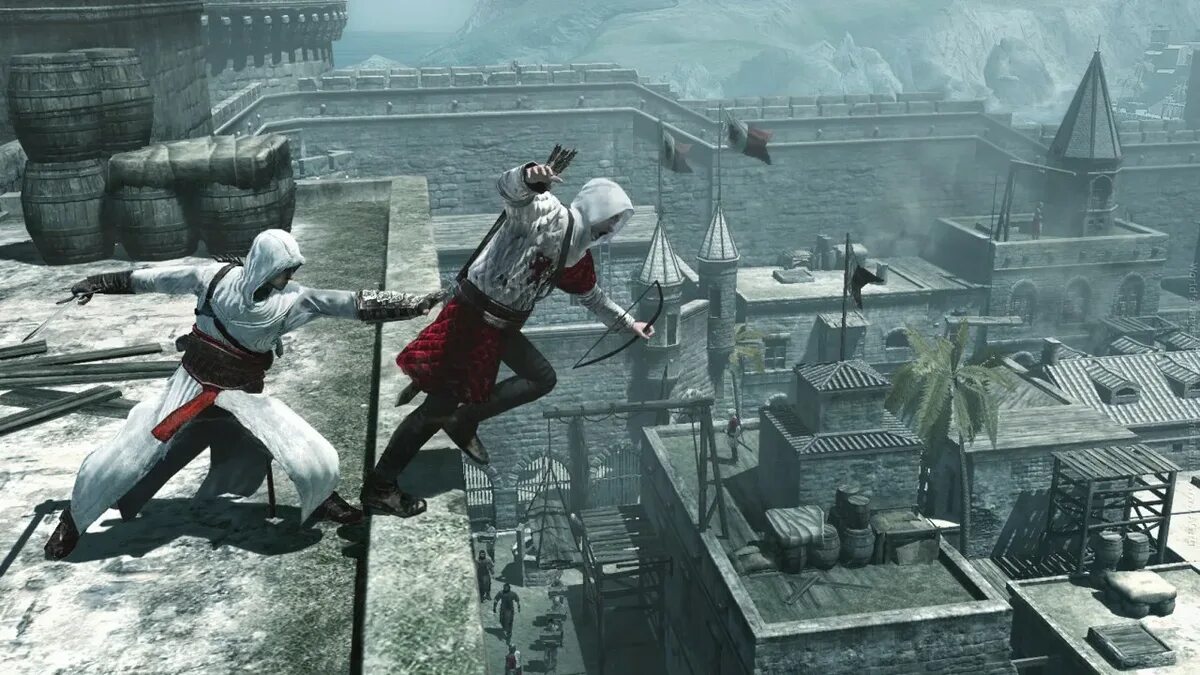Assassin's Creed 1 ps3 screenshot. Ассасин Крид 1 2 3 4. Ассасин Крид 2008. Assassin's Creed 2007. Механика игры ассасин крид