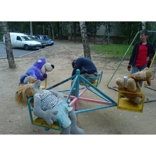 Смешной карусель