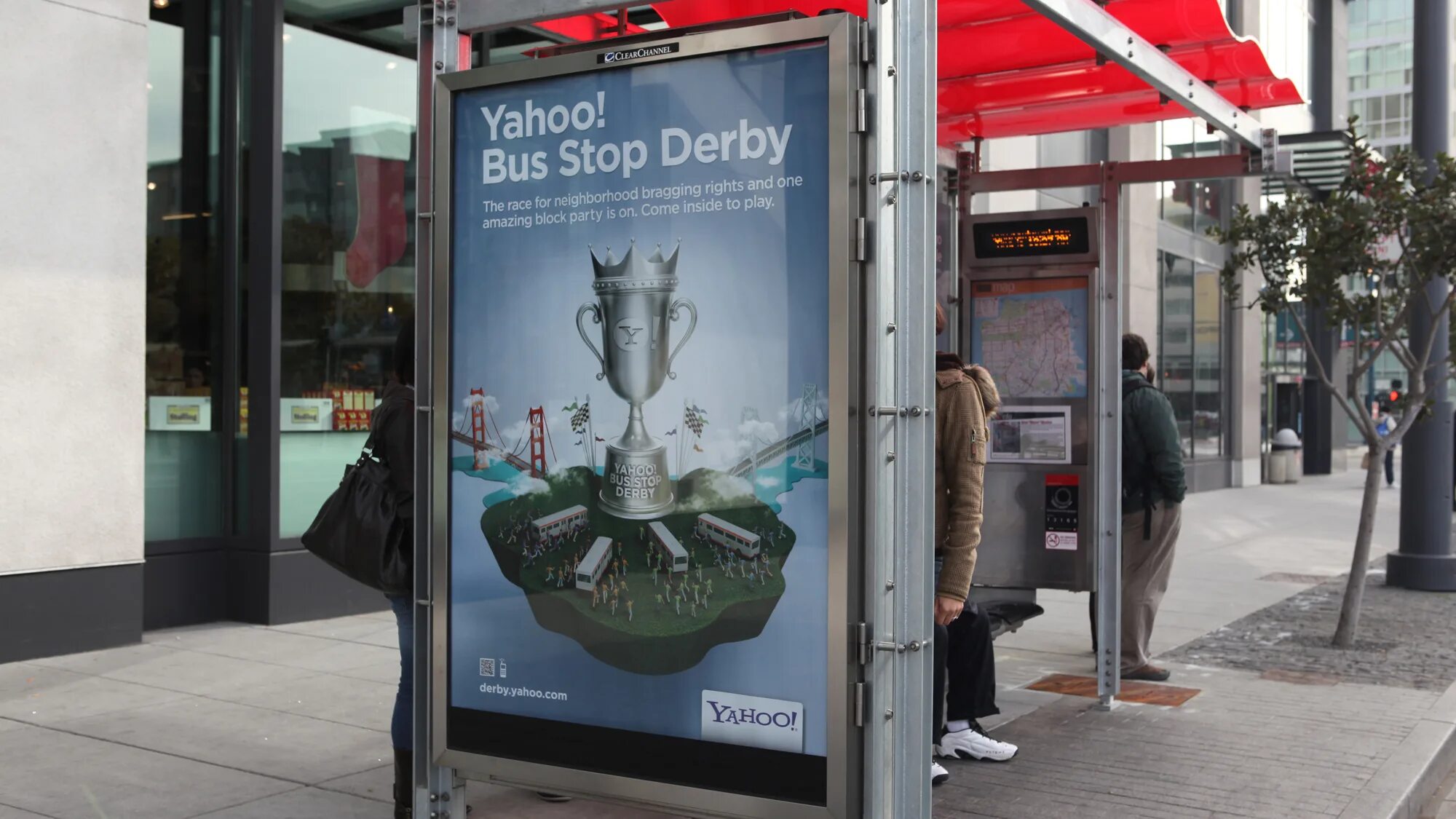 Where the bus stop