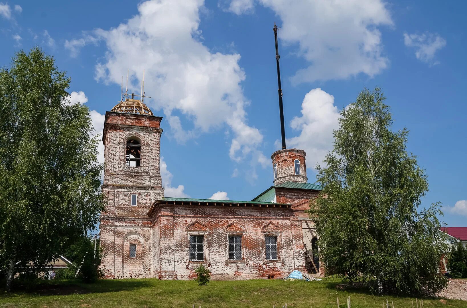 Церковь в селе Спирино. Спирино Богородский район храм. Село Спирино Богородского района Церковь. Село Спирино Нижегородская область.