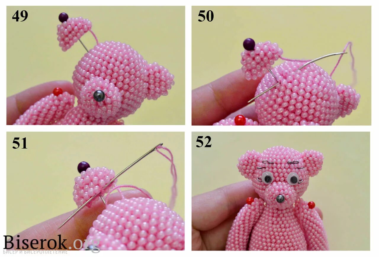 как сделать амигуруми из бисера для начинающих