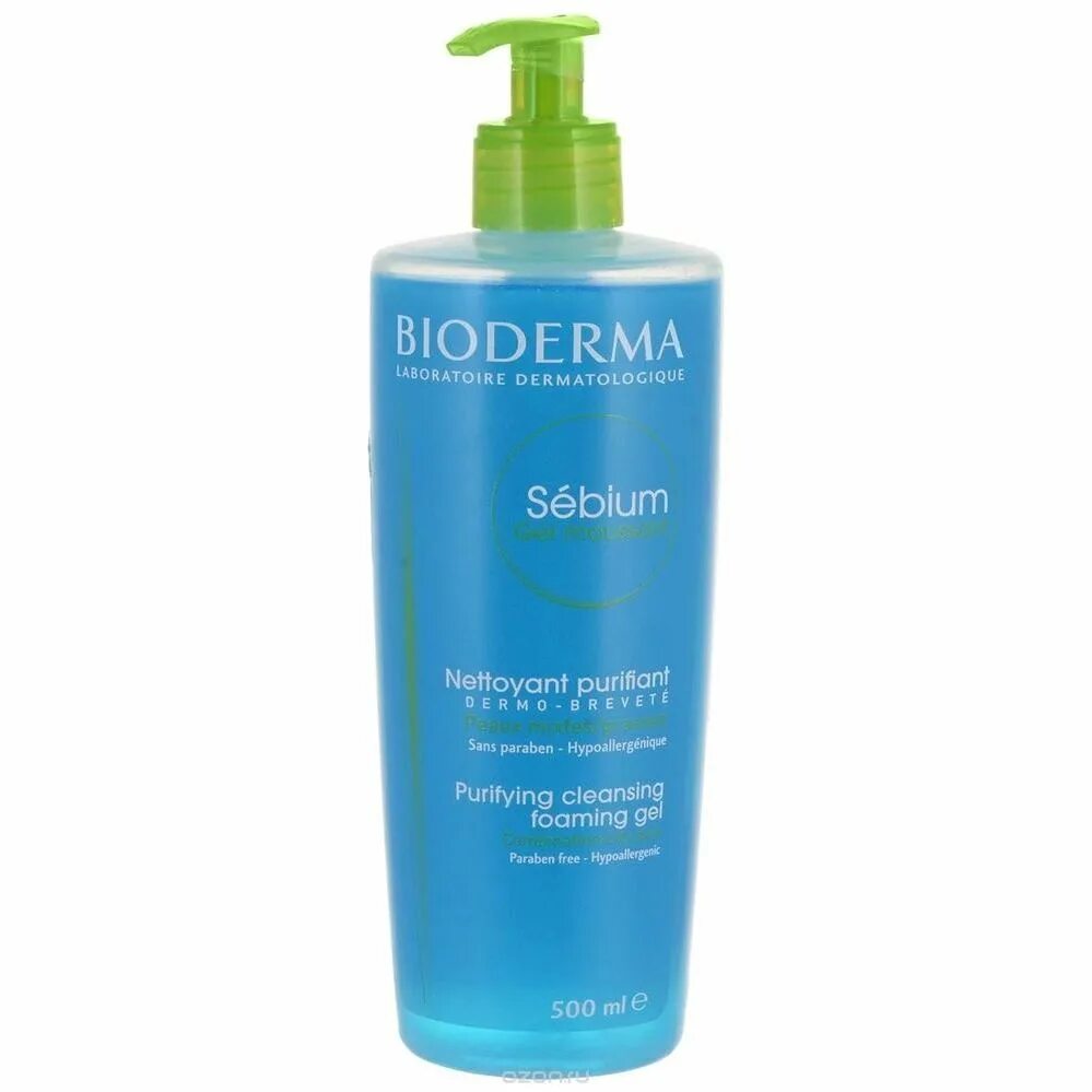 Bioderma Gel 500 мл. Bioderma Sebium гель для умывания. • Биодерма Себиум гель очищающий 200мл. Биодерма очищающий гель Себиум 500 мл. Gel moussant purifiant peaux grasses