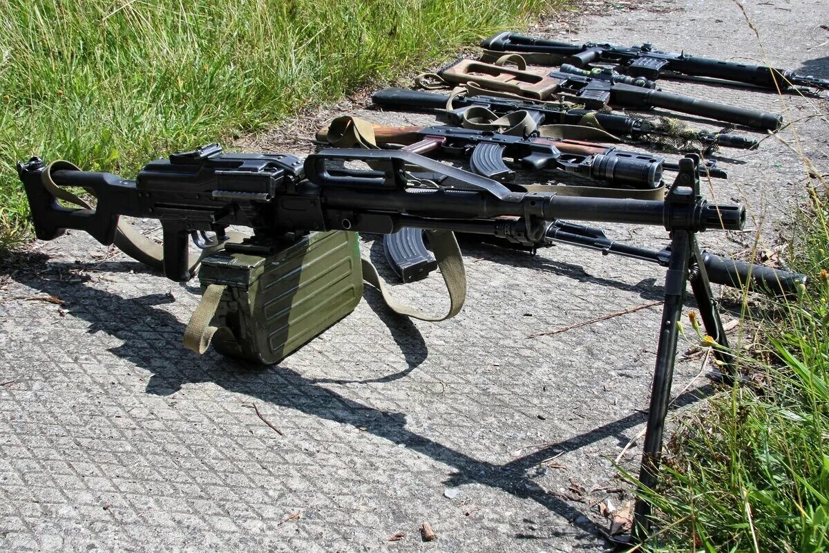 Пкп 7. Армейский пулемет. Печенег 7. Укороченный m249. 62 печенег.