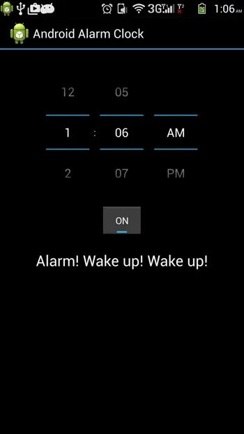Cursed android alarm. Android alarm.
