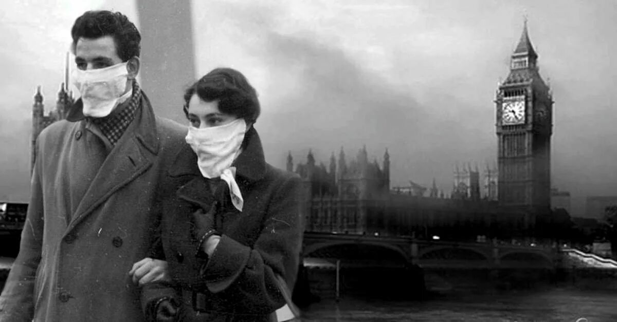 Великий смог. Великий лондонский смог 1952. великий туман в лондоне 1952. великий смог в лондоне в 1952. великий смог в лондоне.