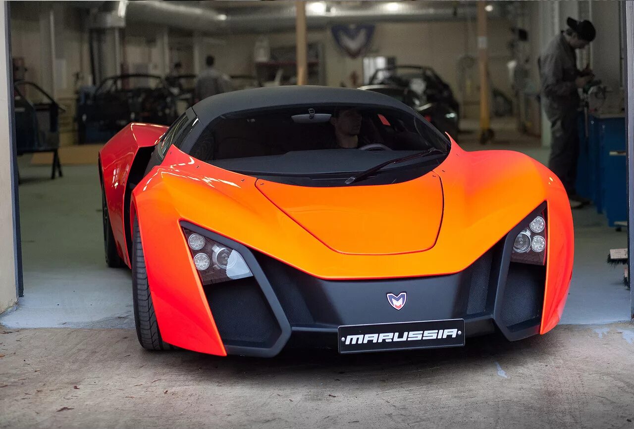 Про российские машины. Marussia b2. Спорткар Marussia b2.