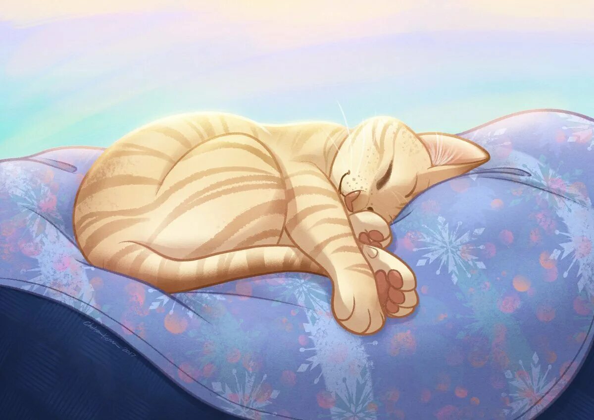 Cat nap art