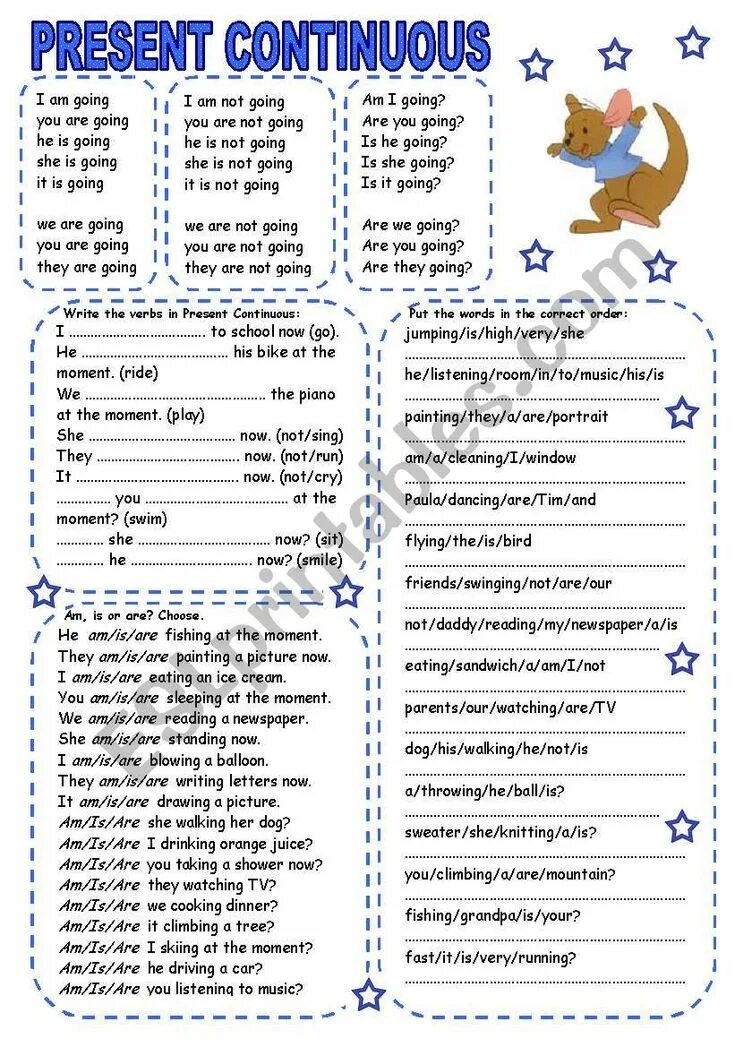 Present continuous islcollective. Present Continuous Worksheets for Kids. Present Continuous Elementary. Present Continuous Worksheets Elementary. Present Continuous exercises.