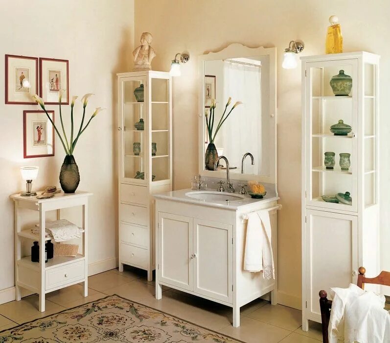 Мебель для ванных комнат. Красивая мебель для ванной. Мебель для ванны в стиле Прованс. Мебель для ванных комнат классическая. Товары для ванной мебель