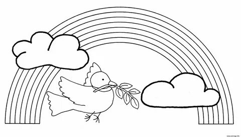 Coloriage Poisson Arc En Ciel