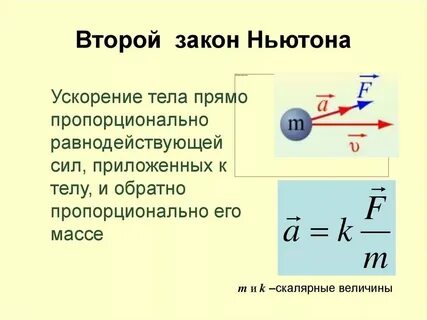 Что является причиной ускоренного движения тел кратко