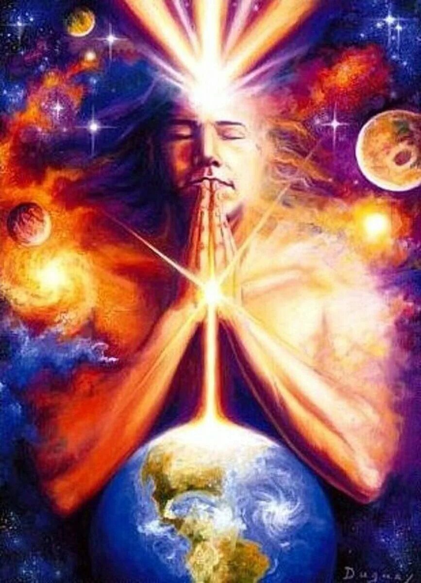 Mario Duguay художник. Духовные картины Mario Duguay. Энергия Вселенной и человека. Энергия человека.