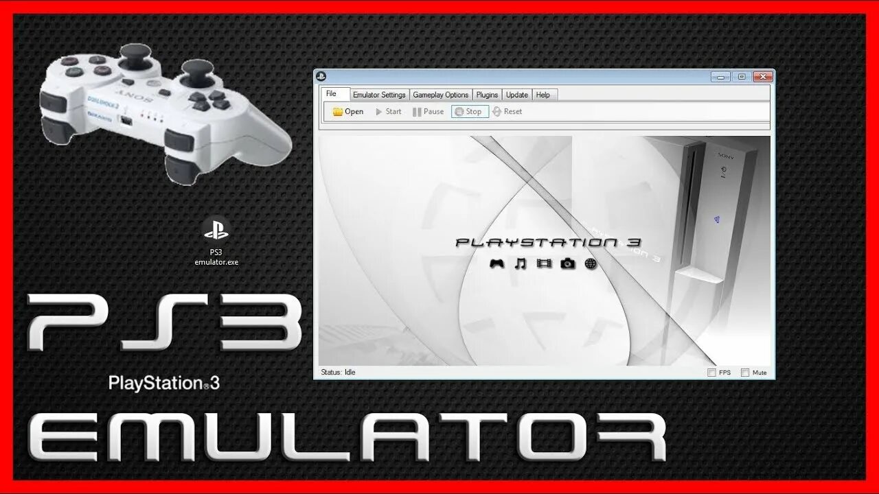 Ps3 установка iso игр. Эмулятор пс3. эмулятор ps3 для pc. ps3 emu. emu ps3-ps3 emulator.