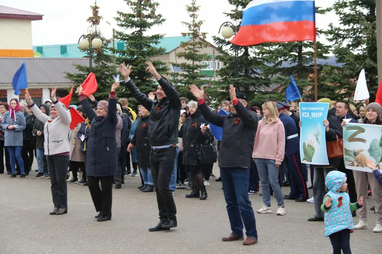 Патриотический марафон. Куюргазинский район Мелеуз. В поддержку Российской армии. СПК Ватан Куюргазинский район.