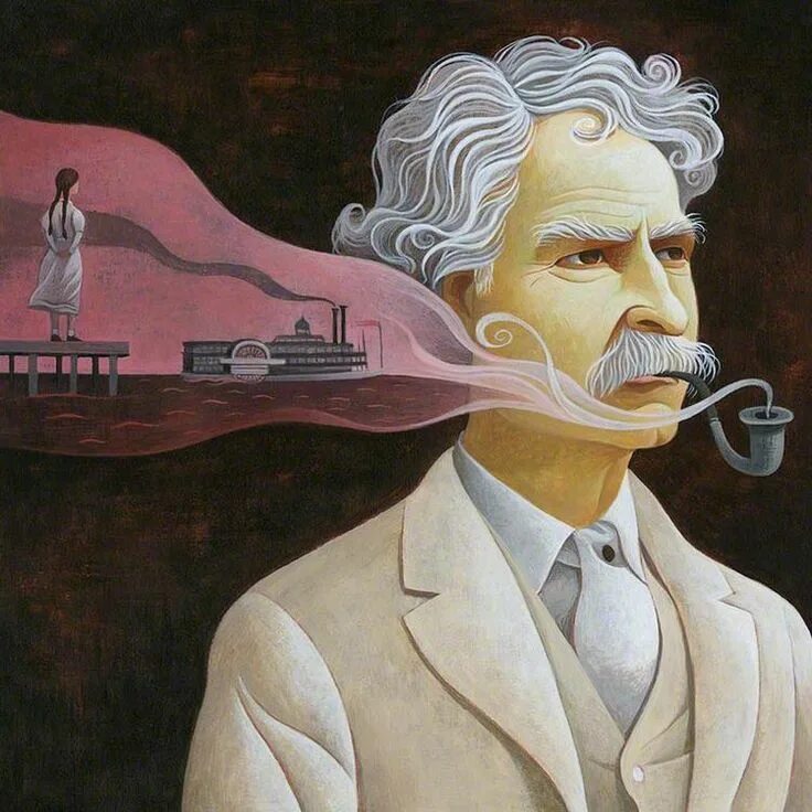 Twain совместимое. Mark twain art.