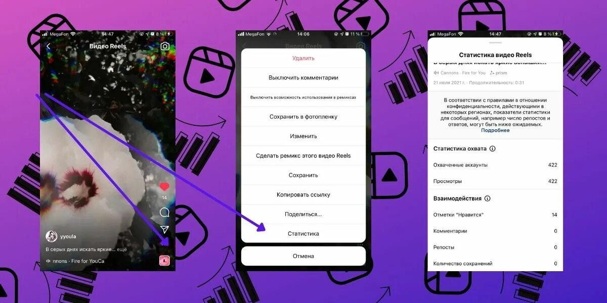 Как сохранить черновик рилс. Статистика Reels. Reels в инстаграме. Статистика Рилс в Инстаграм. Статистика просмотров Reels.
