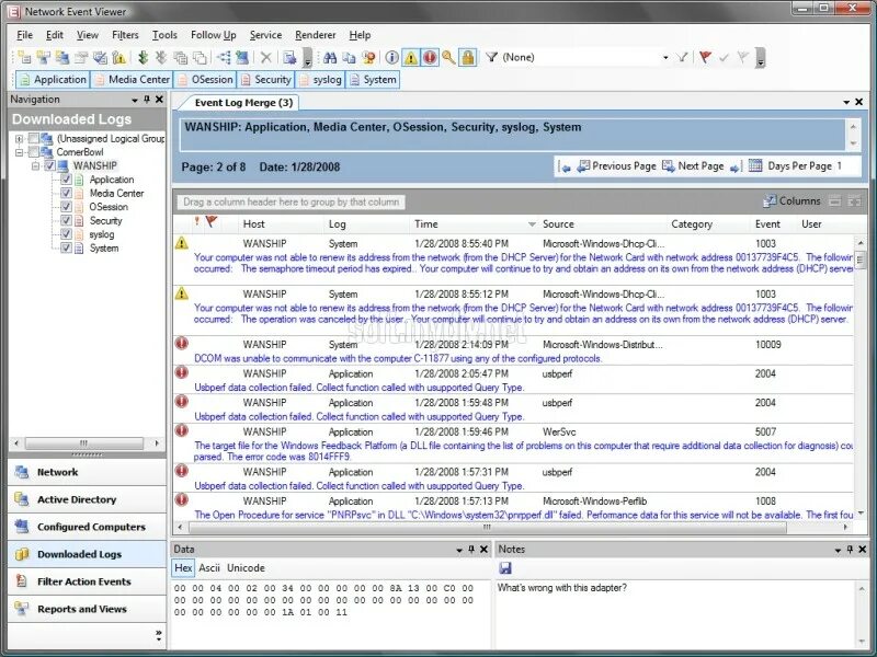 Event viewer. Event log viewer. network viewer. r.viewer программа.