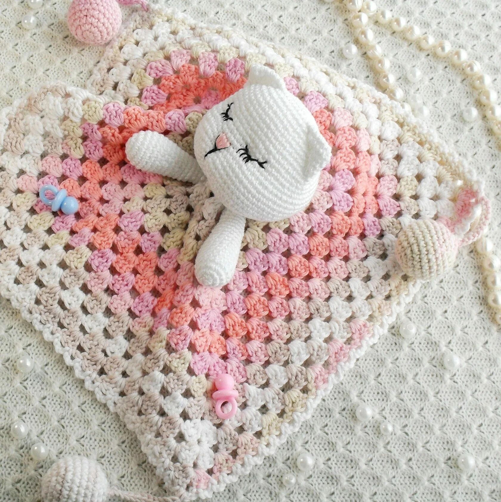 Manta de apego conejito / Security blanket Crochet baby, Crochet rabbit, Crochet