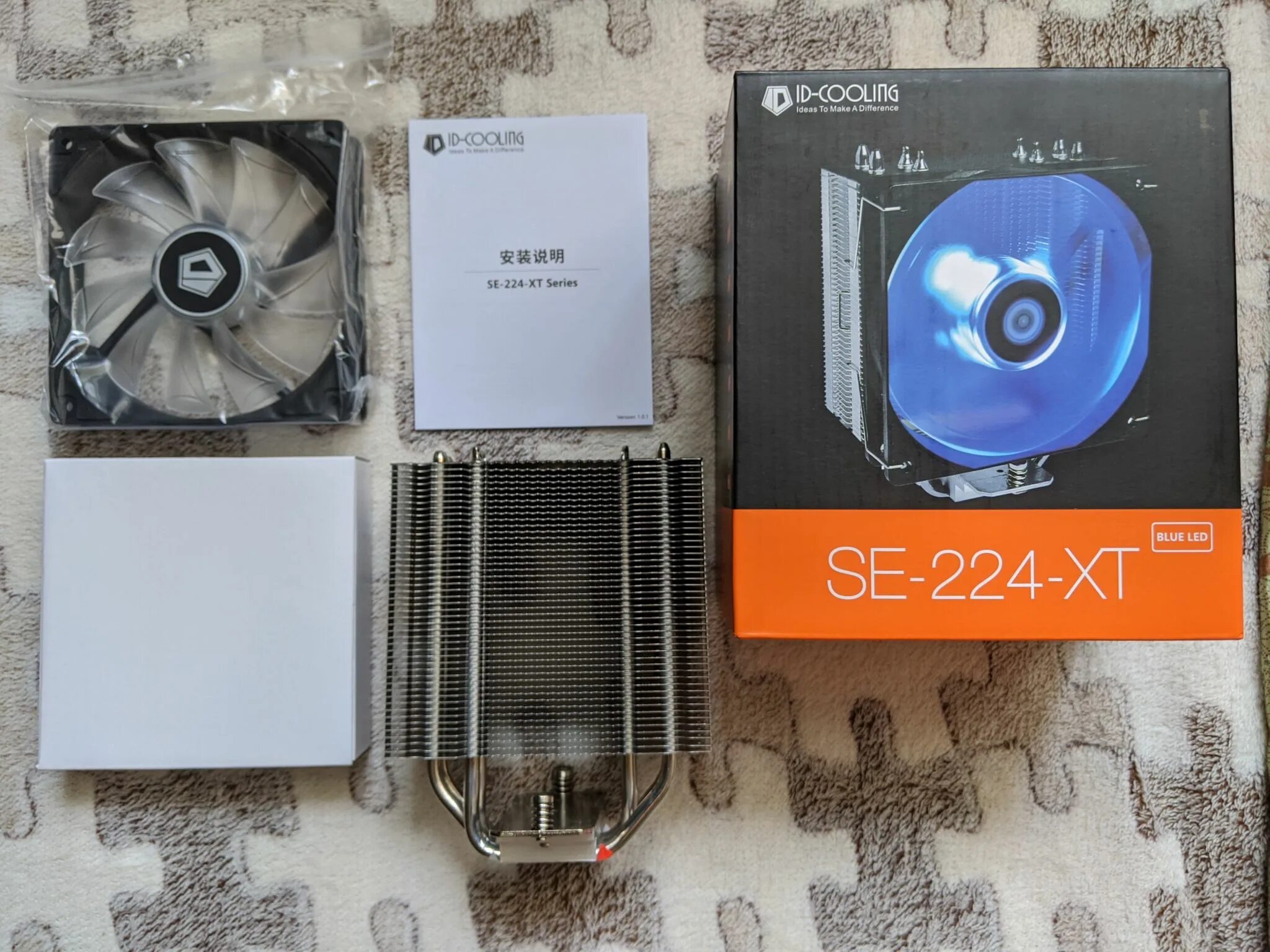 Кулер 224 xt. Кулер для процессора se 224 XT. ID-Cooling se-224-XT-B. ID Cooling 224xt Basic. CPU Cooler ID Cooling se-224xt Black.