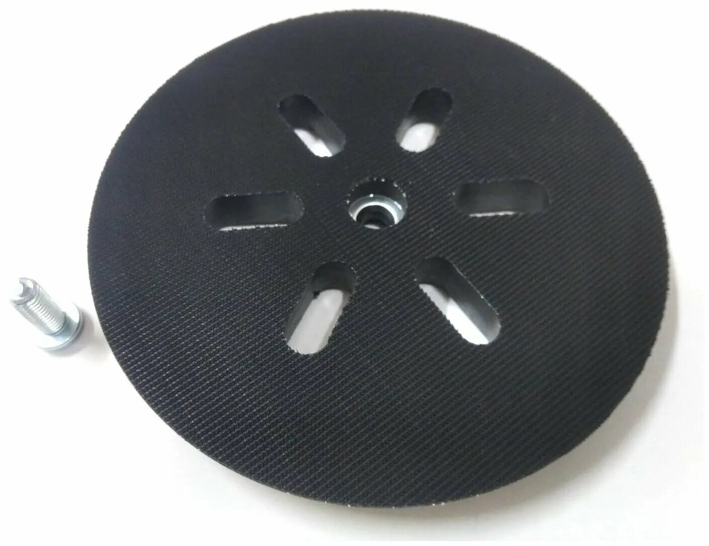 тарелка шлифовальная bosch 2609000750. тарелка для шлифмашины. подошва для шлифмашинки метабо 125. подошва для эшм 125 мм. опорная тарелка фестул 150 мм.