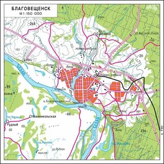 Карта благовещенска республика башкортостан
