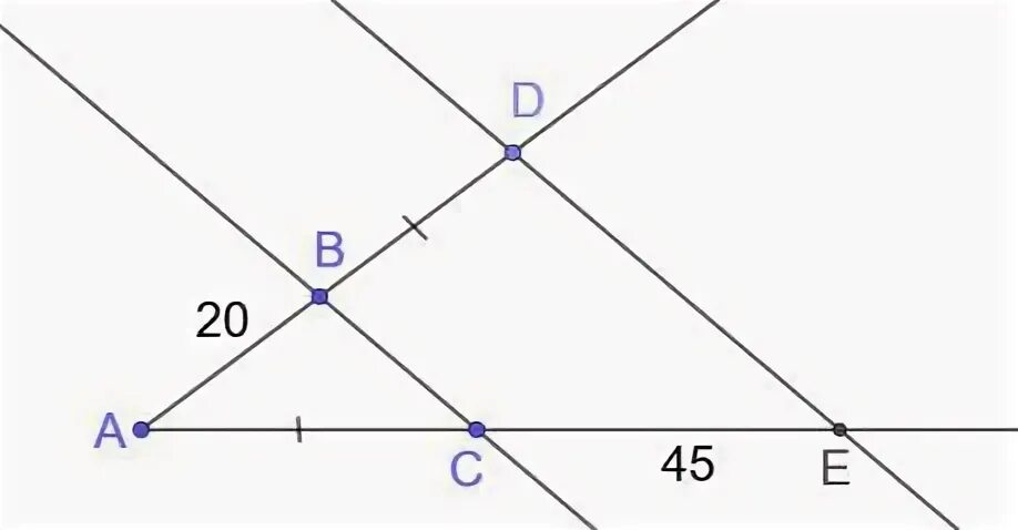 20 це. AC.bd. Дано de\\AC bd;ab=1;4. Nice e Edge si 332 AC bd.