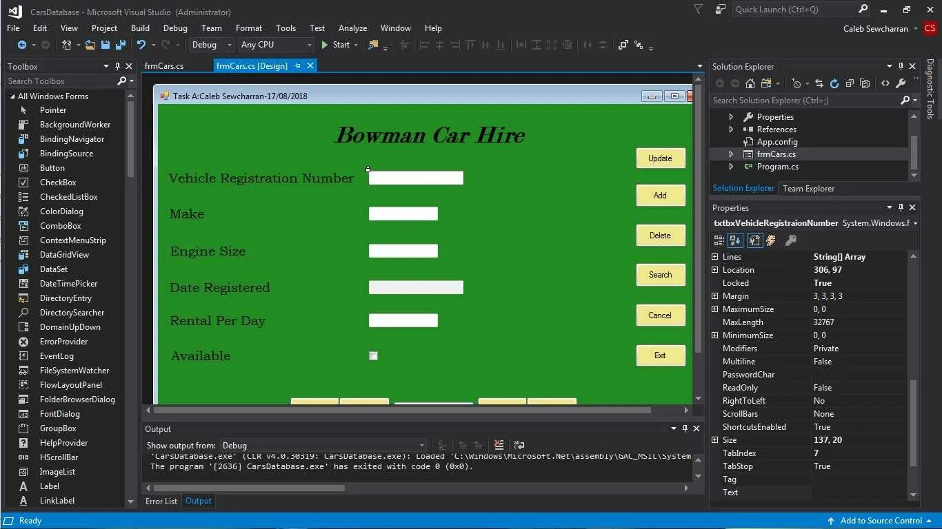 Подключить system windows forms