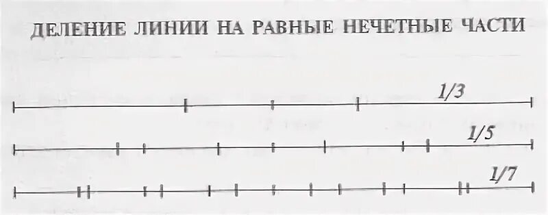 Линия делит