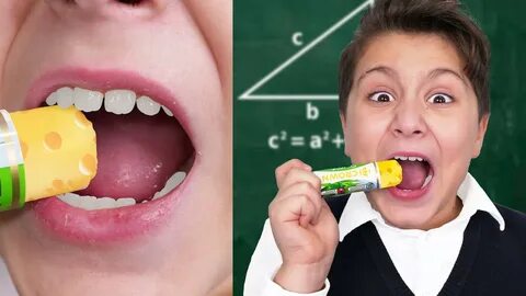 12 способов пронести сладости в школу а4