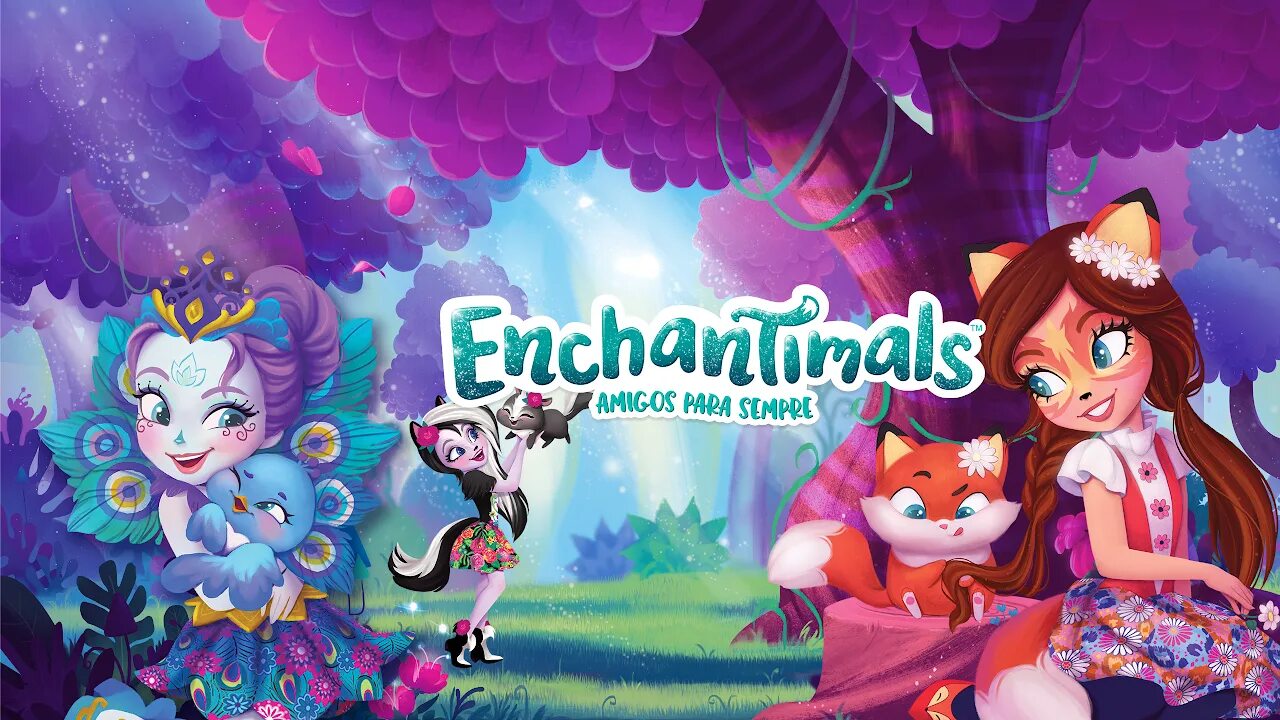 Энчантималс тайна заснеженный Долины. Enchantimals Волшебный лес. Волшебное королевство Энчантималс. Энчантималс плакат. Энчантималс тайна заснеженной