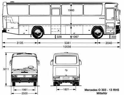 Габариты автобуса